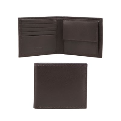 Mantaray Brown leather pebble wallet